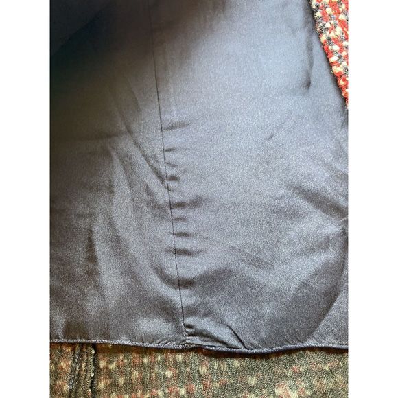 Marc Jacobs Runway Wool Floral Applique A-Line Wool Skirt 2 Red - Picture 7 of 16